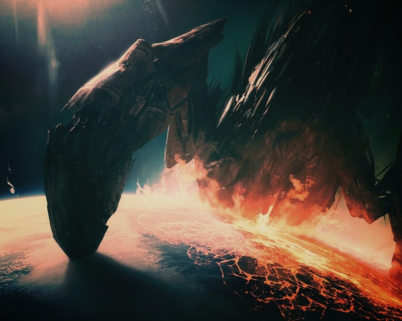 Космический взрыв обои