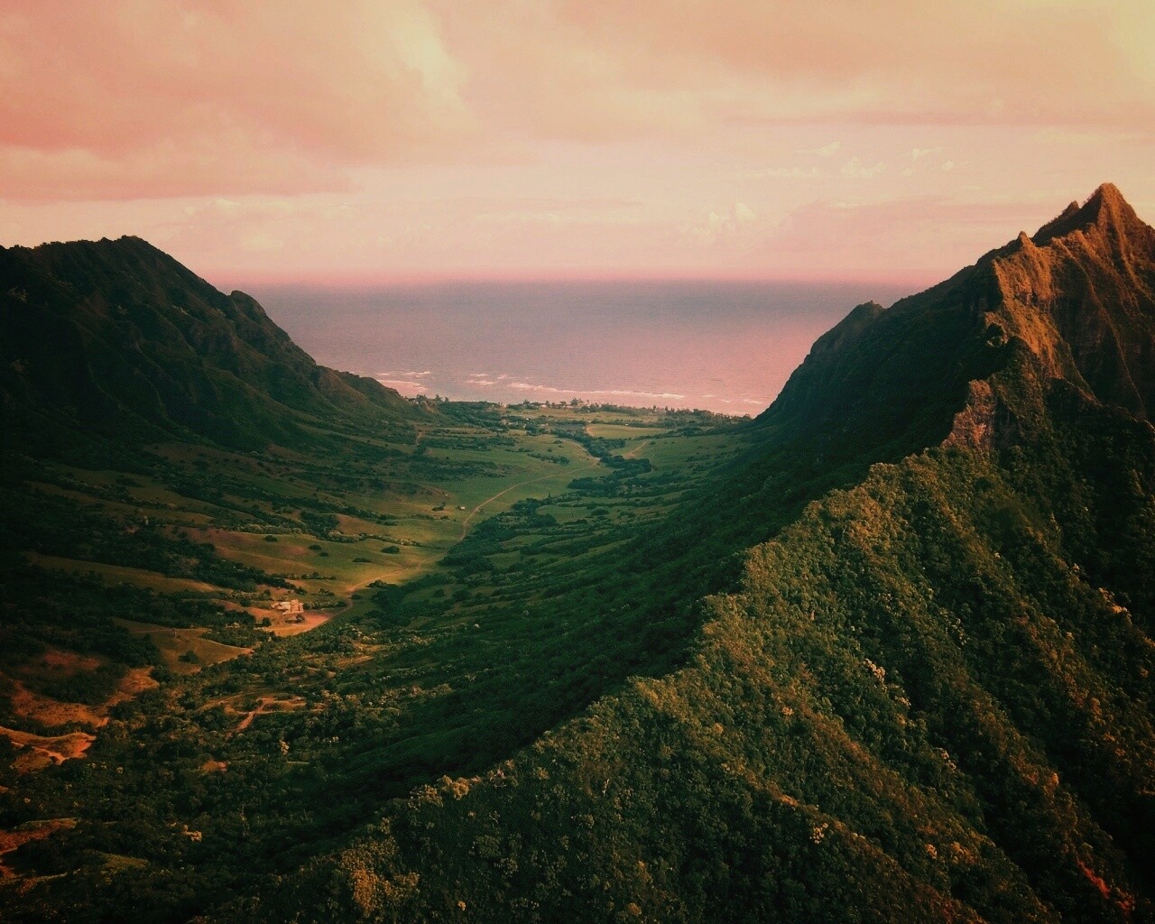 Горный хребет обои