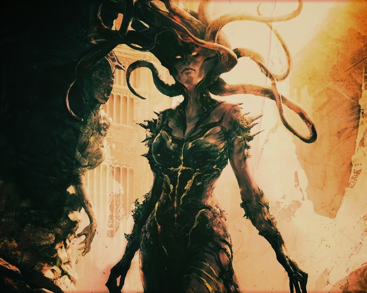 Горгона обои