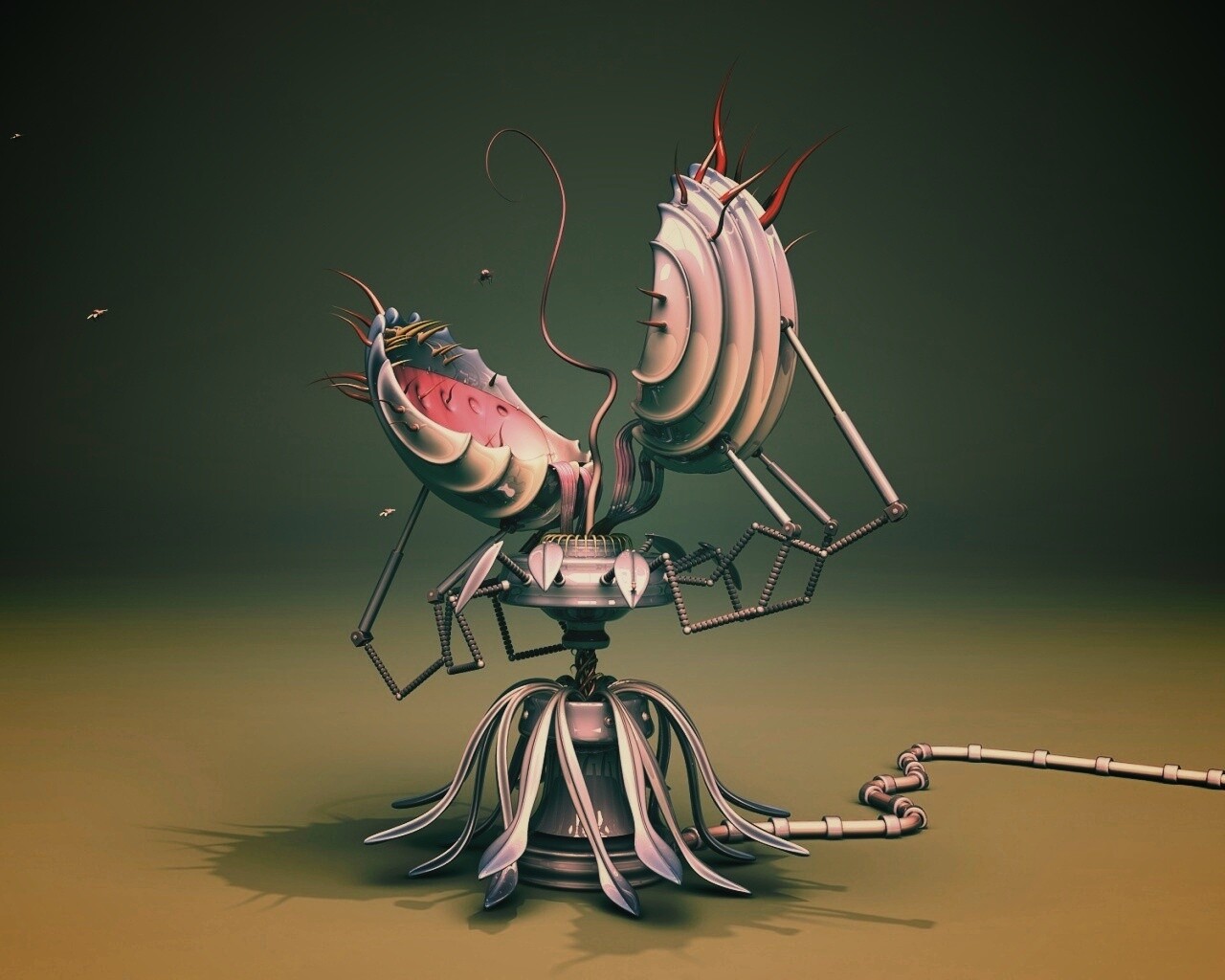 Механическая венерина мухоловка обои