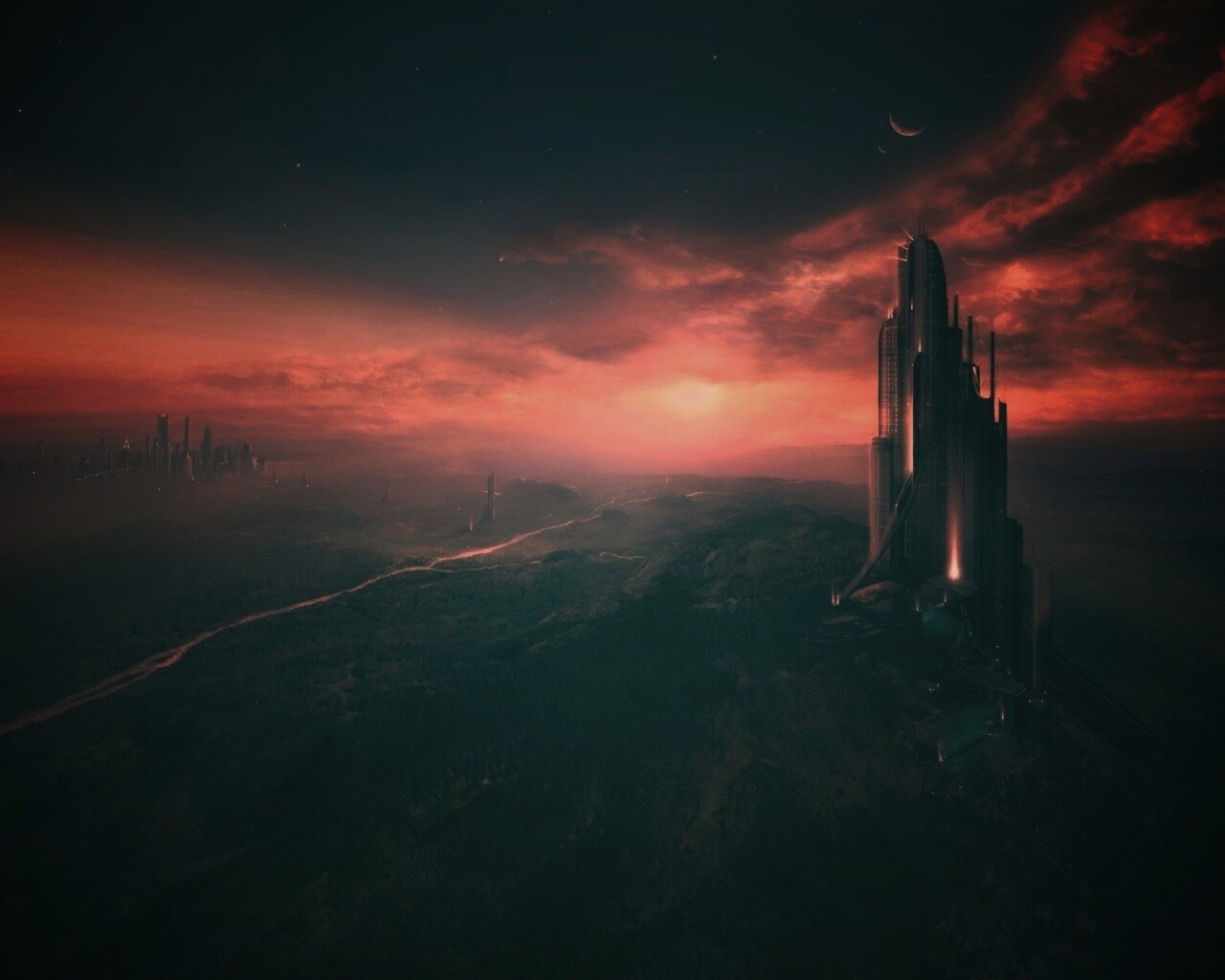 Города будущего обои