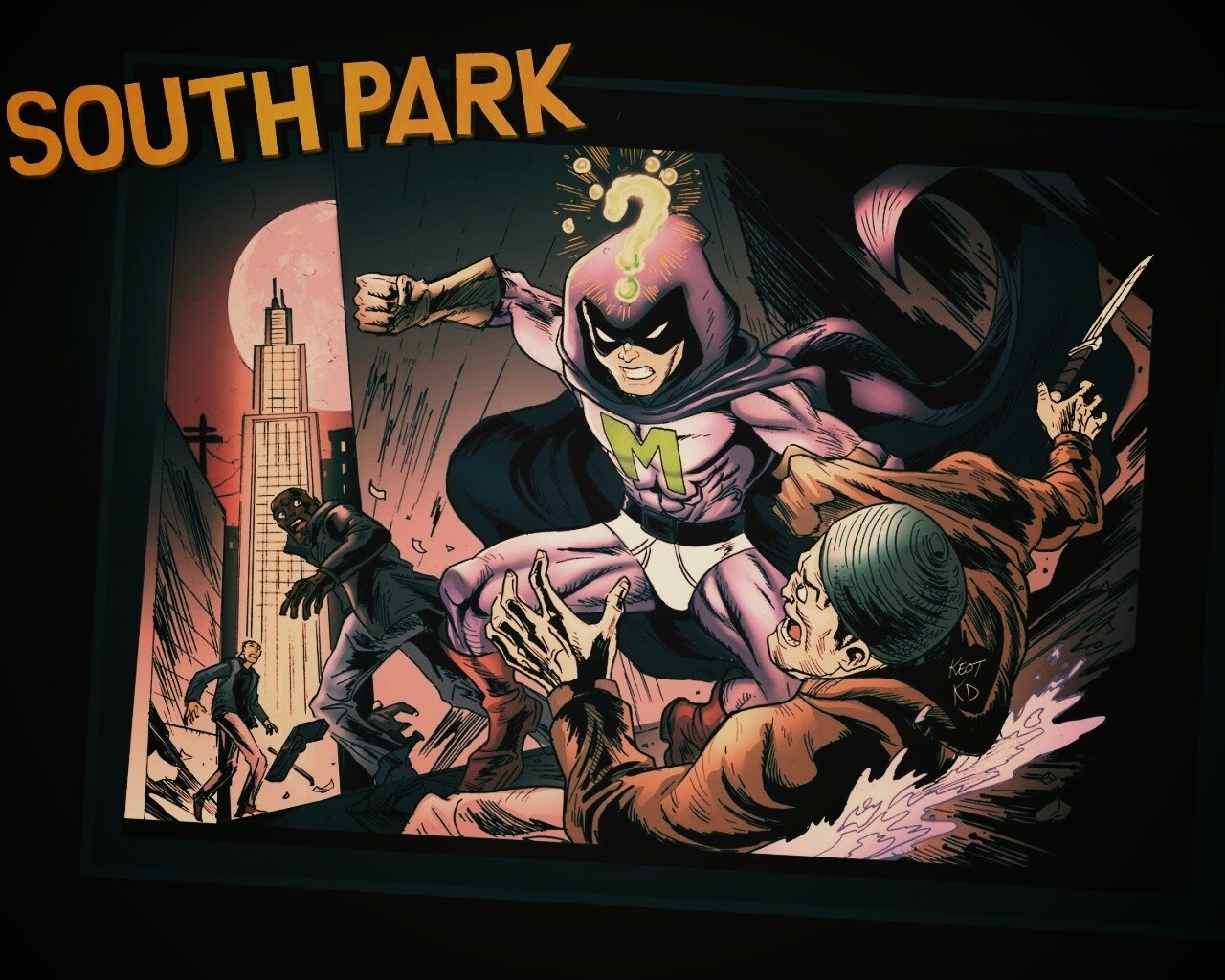 Комикс про Мистериона обои