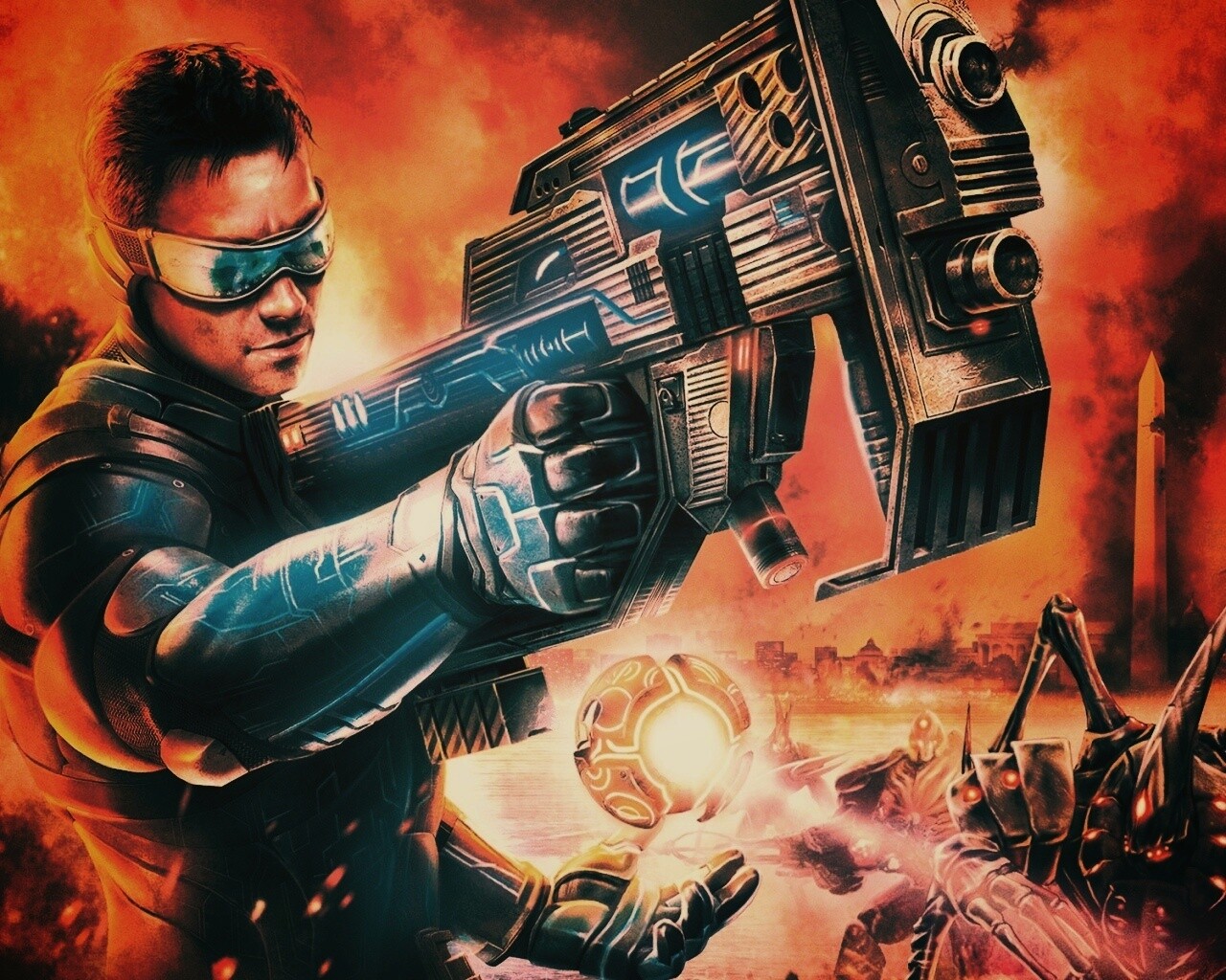 Битва с роботами обои