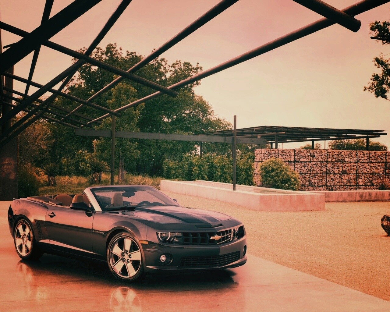 Камаро кабриолет обои