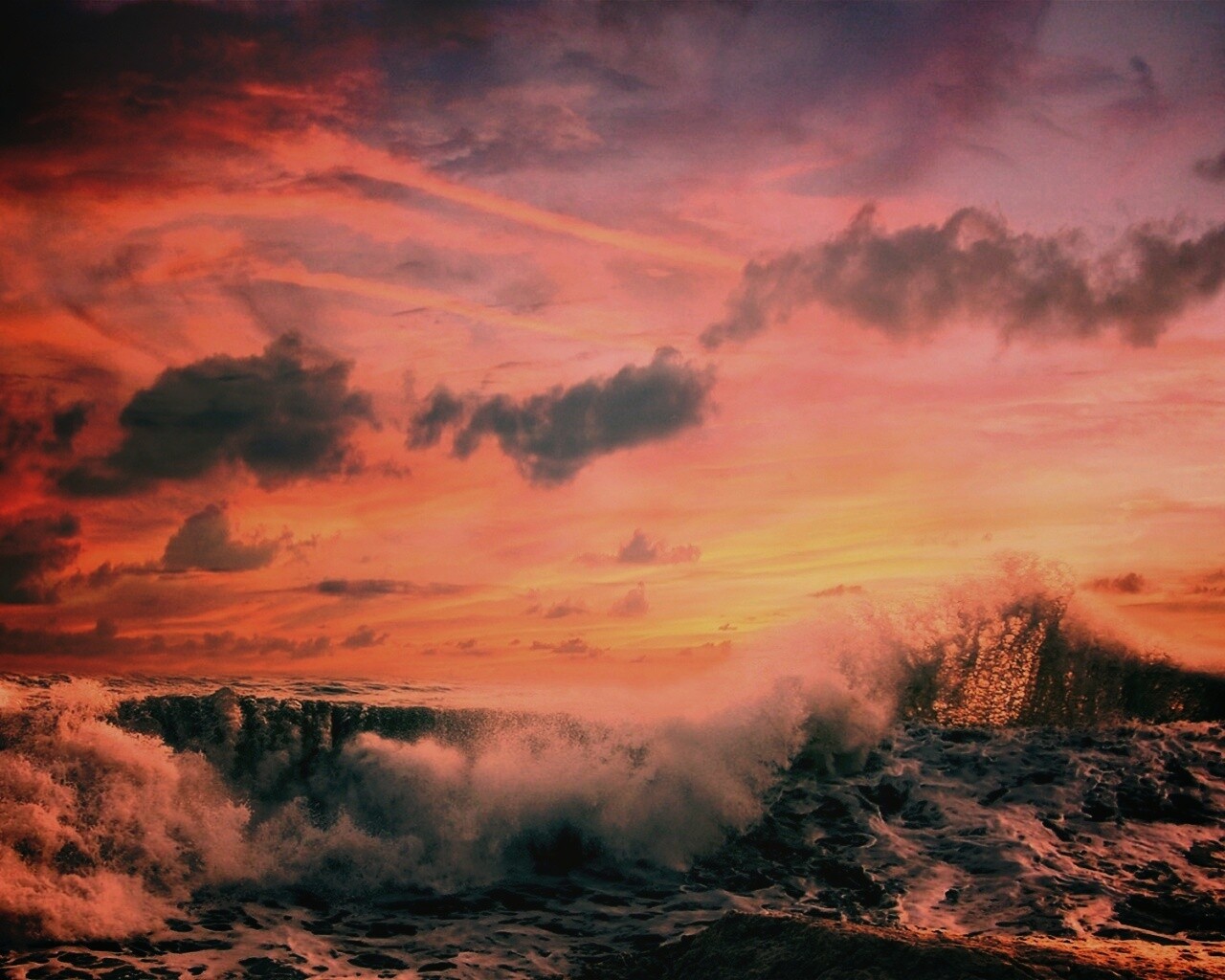 Бушующее море обои