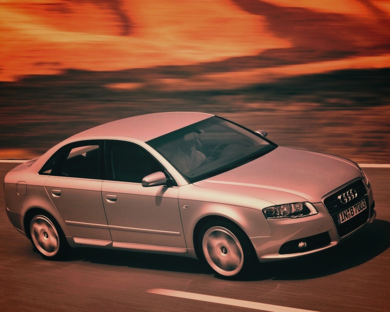 Седан Ауди обои