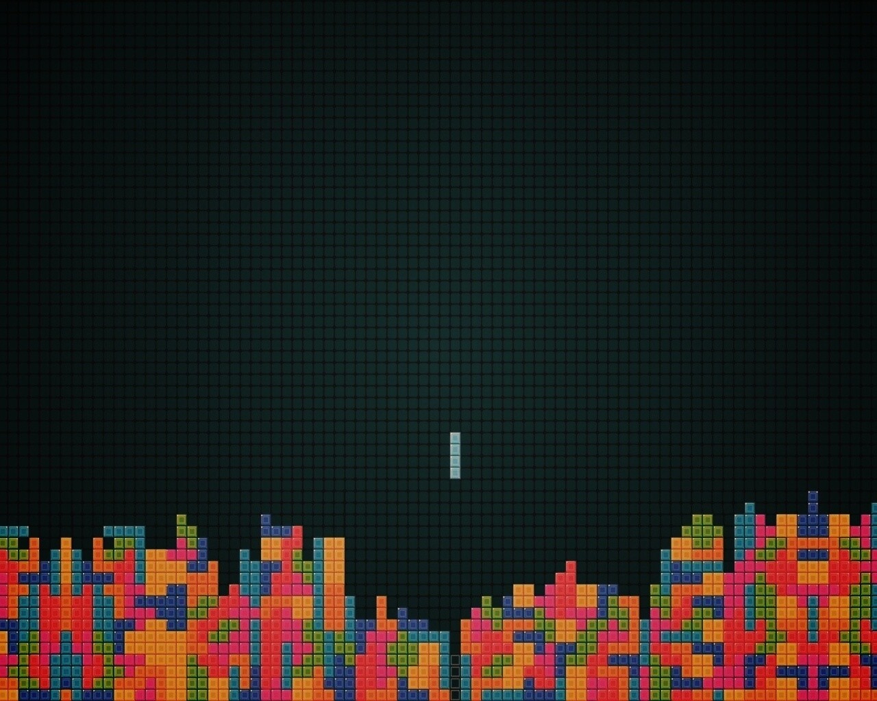 Гигантский тетрис обои