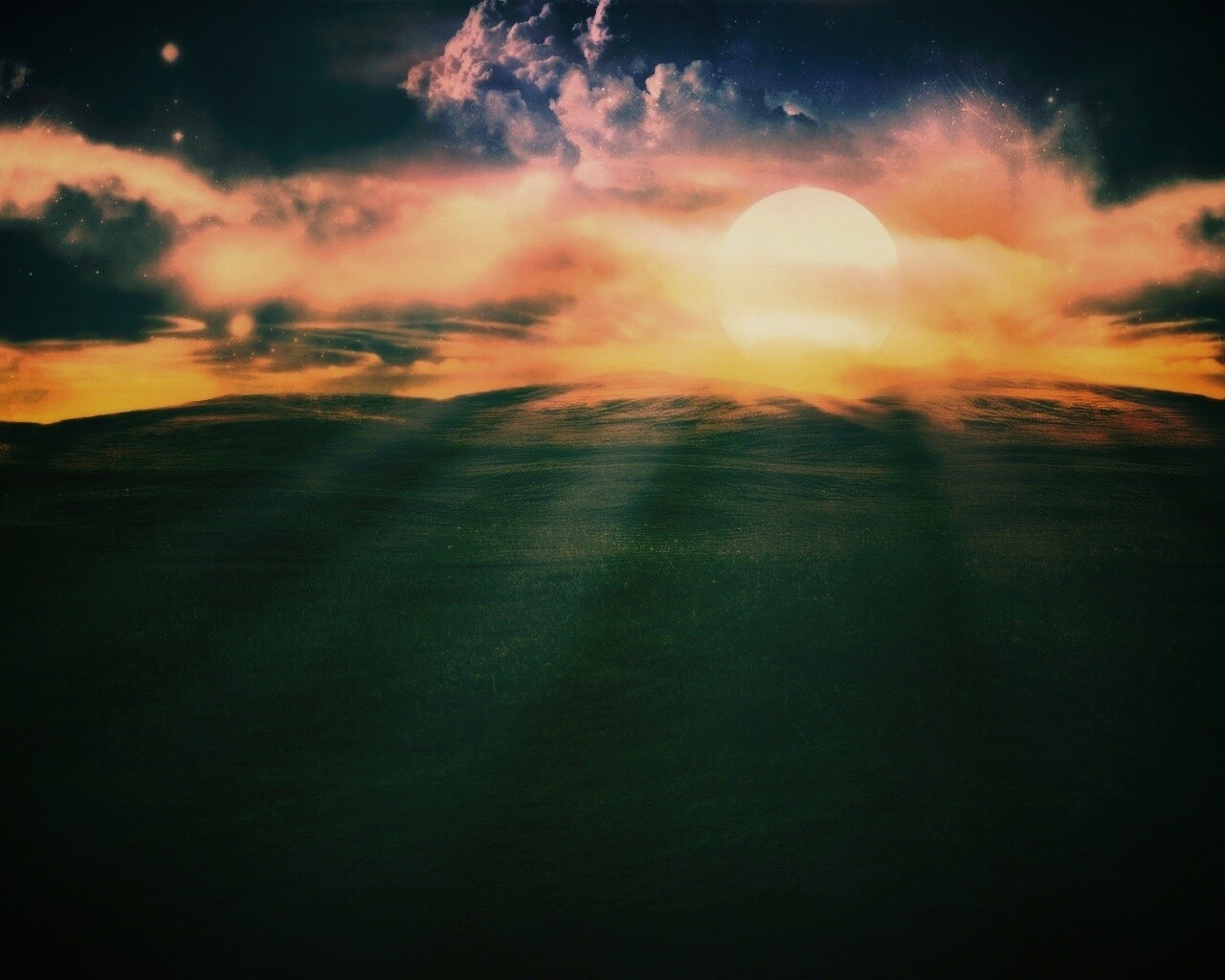 Белое солнце обои