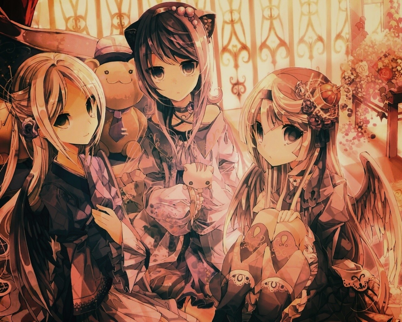 Три лоли обои