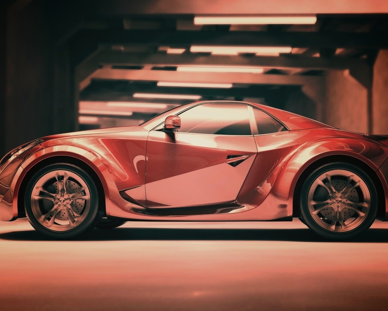 Красный концепт обои