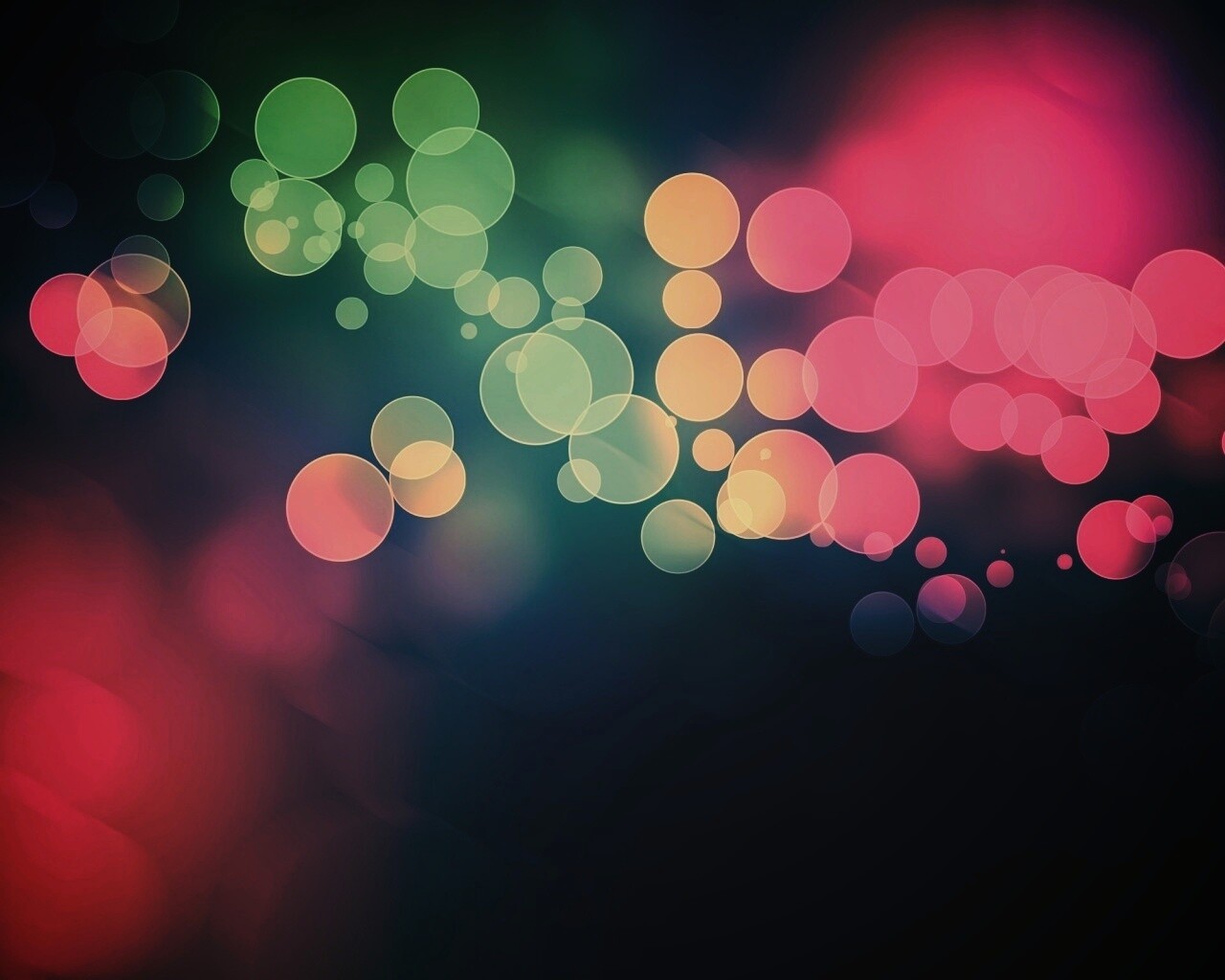 Разноцветные круги света обои