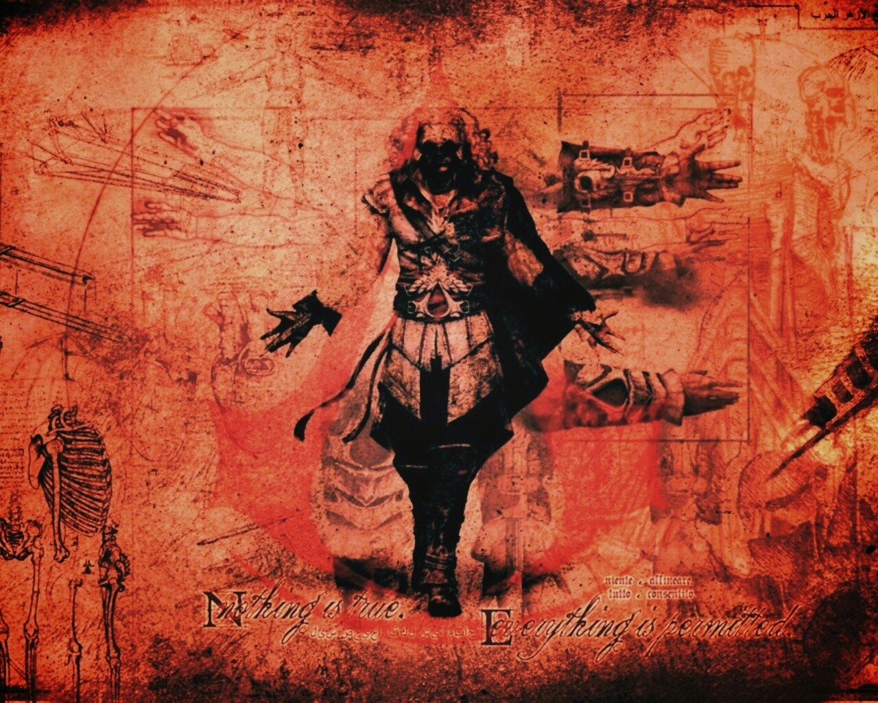 Гравюра Assasins Creed обои