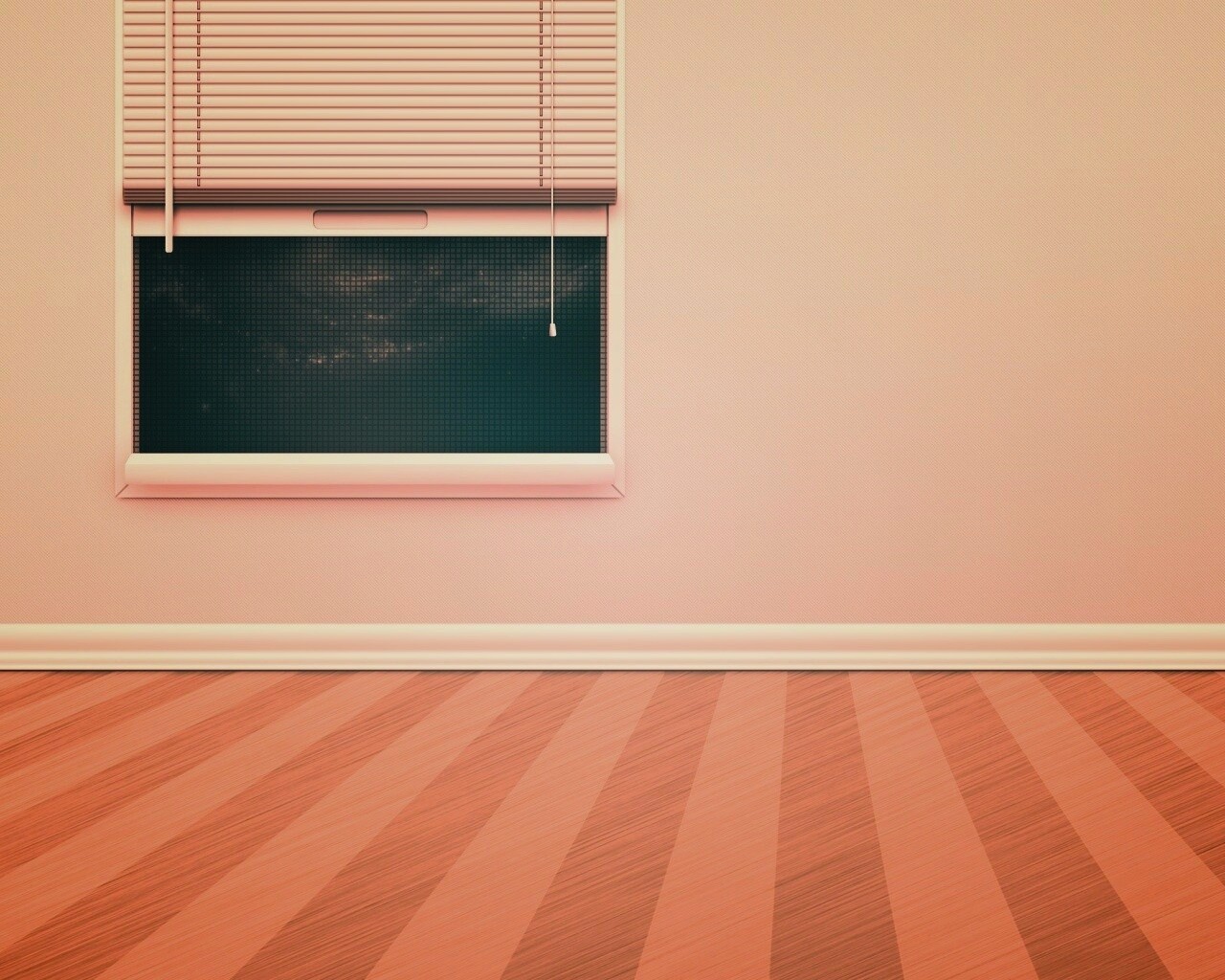 Полосатый пол и стечатое окно обои