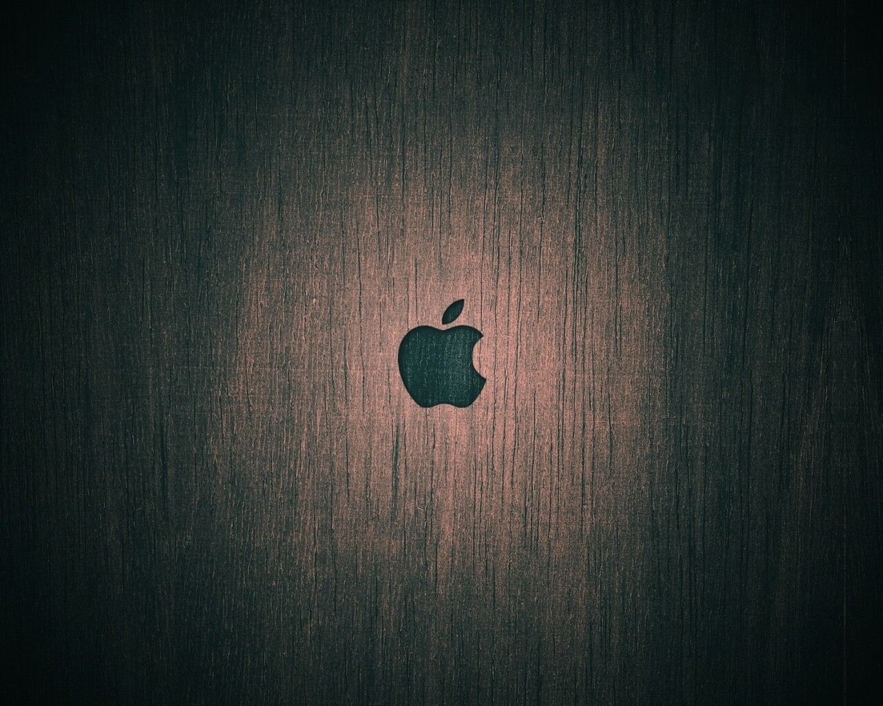 Логотип Apple на доске обои