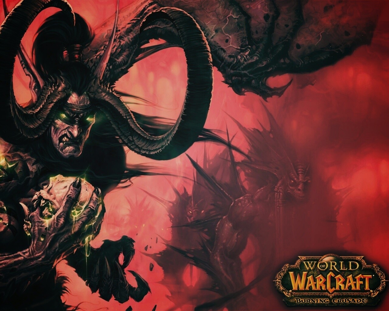 Иллидан из WoW BC обои