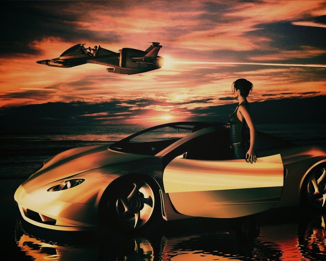 Транспорт будущего обои