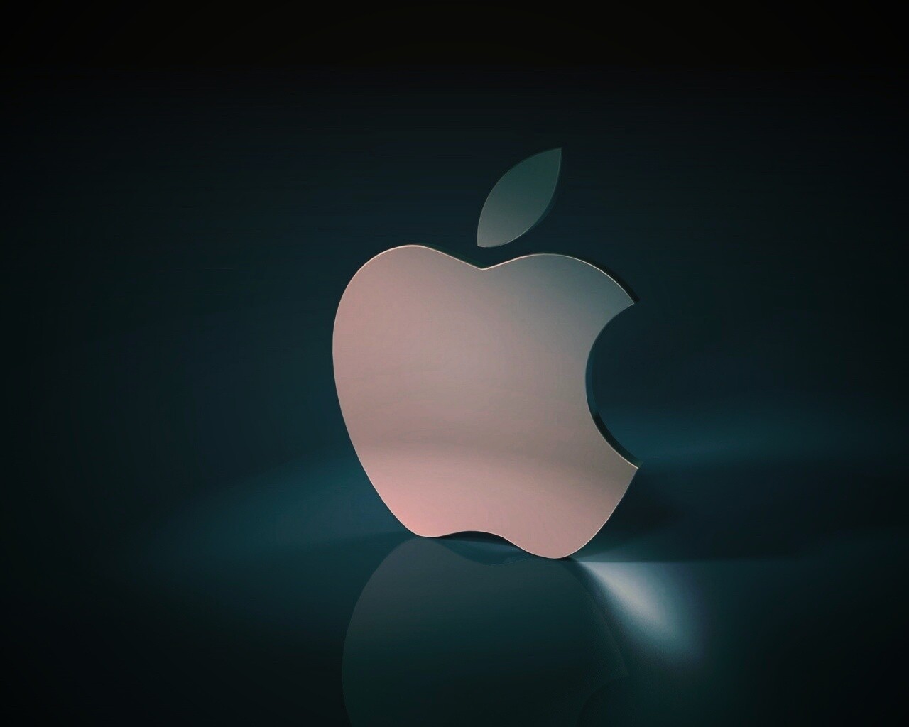 3D логотип Apple обои