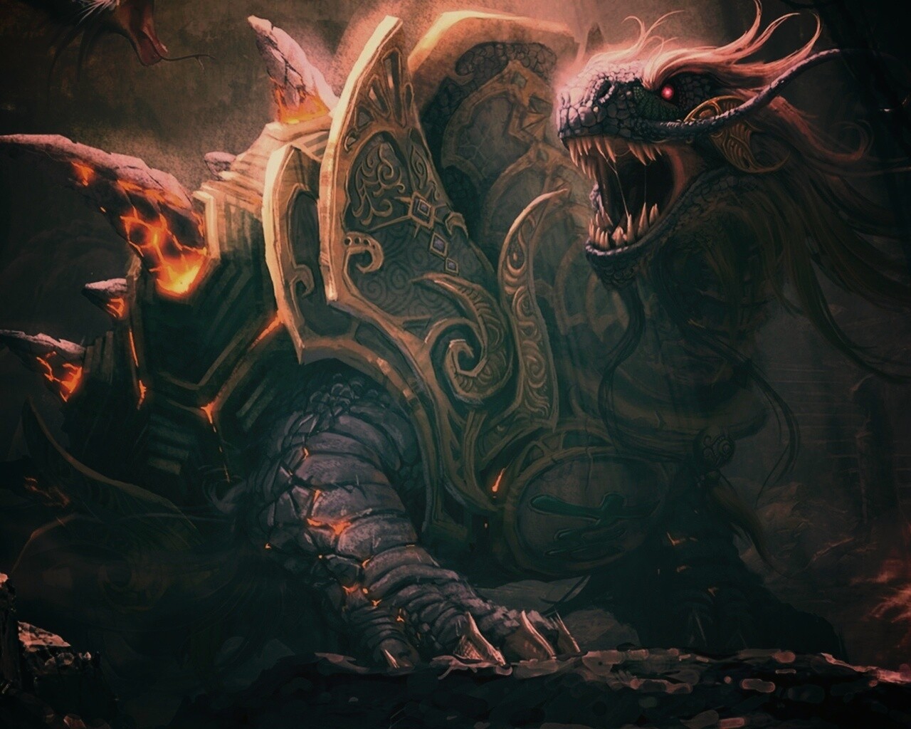 Драон-черепаха обои