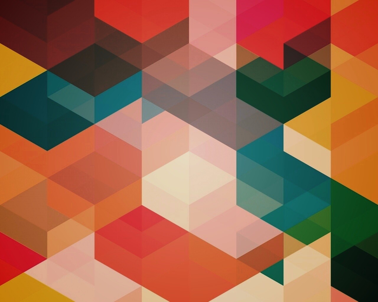 Разноцветные параллелограммы обои