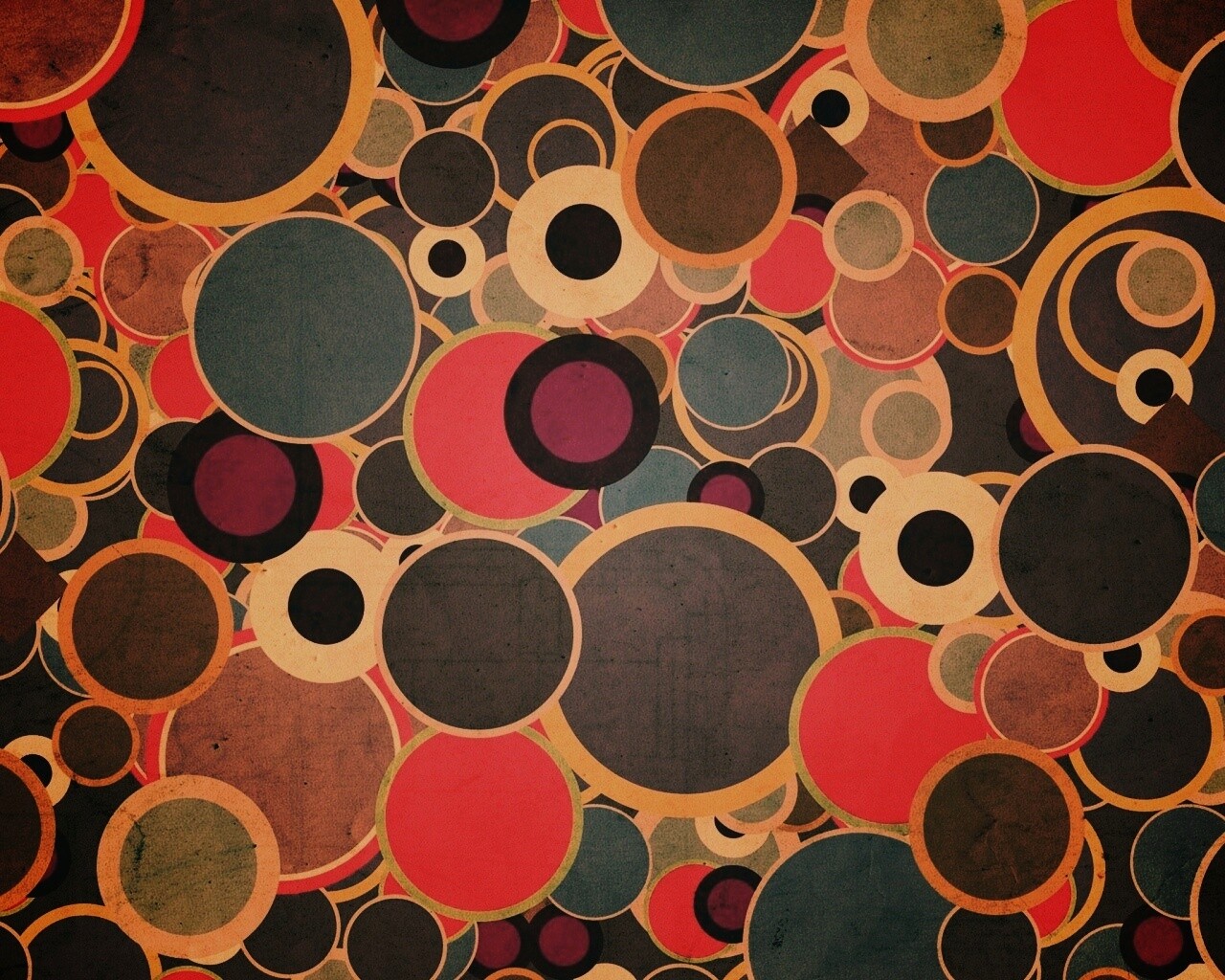 Цветные круги обои