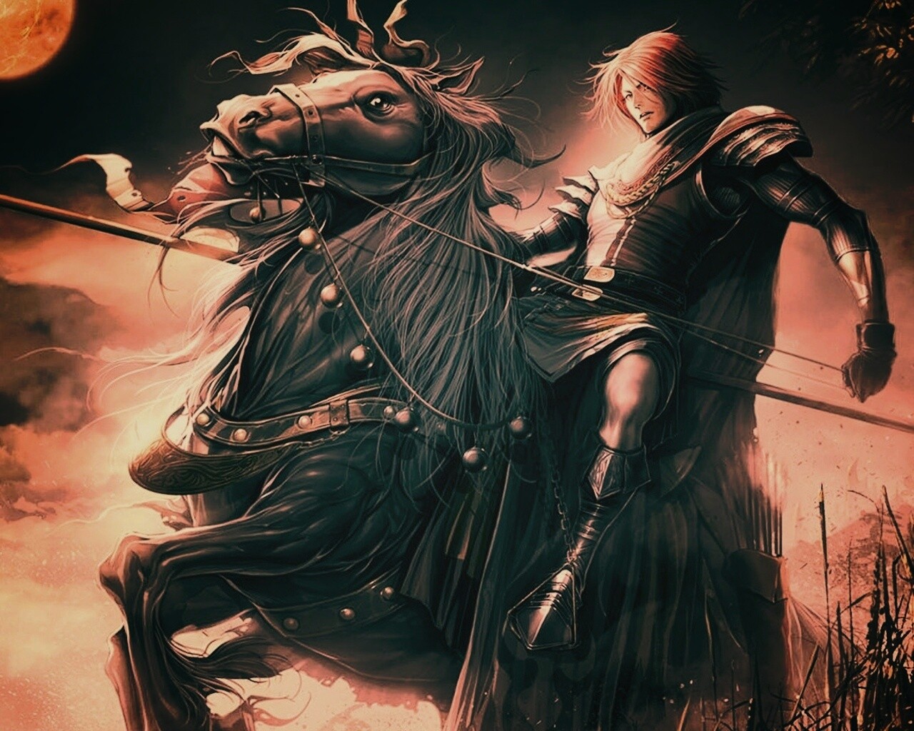 Рыцарь с копьем обои