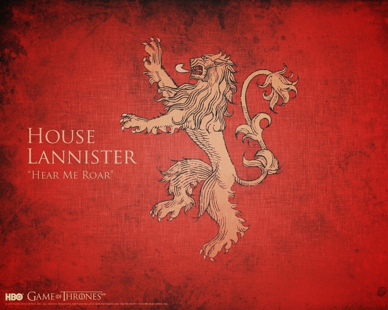 Герб дома Ланнистеров обои