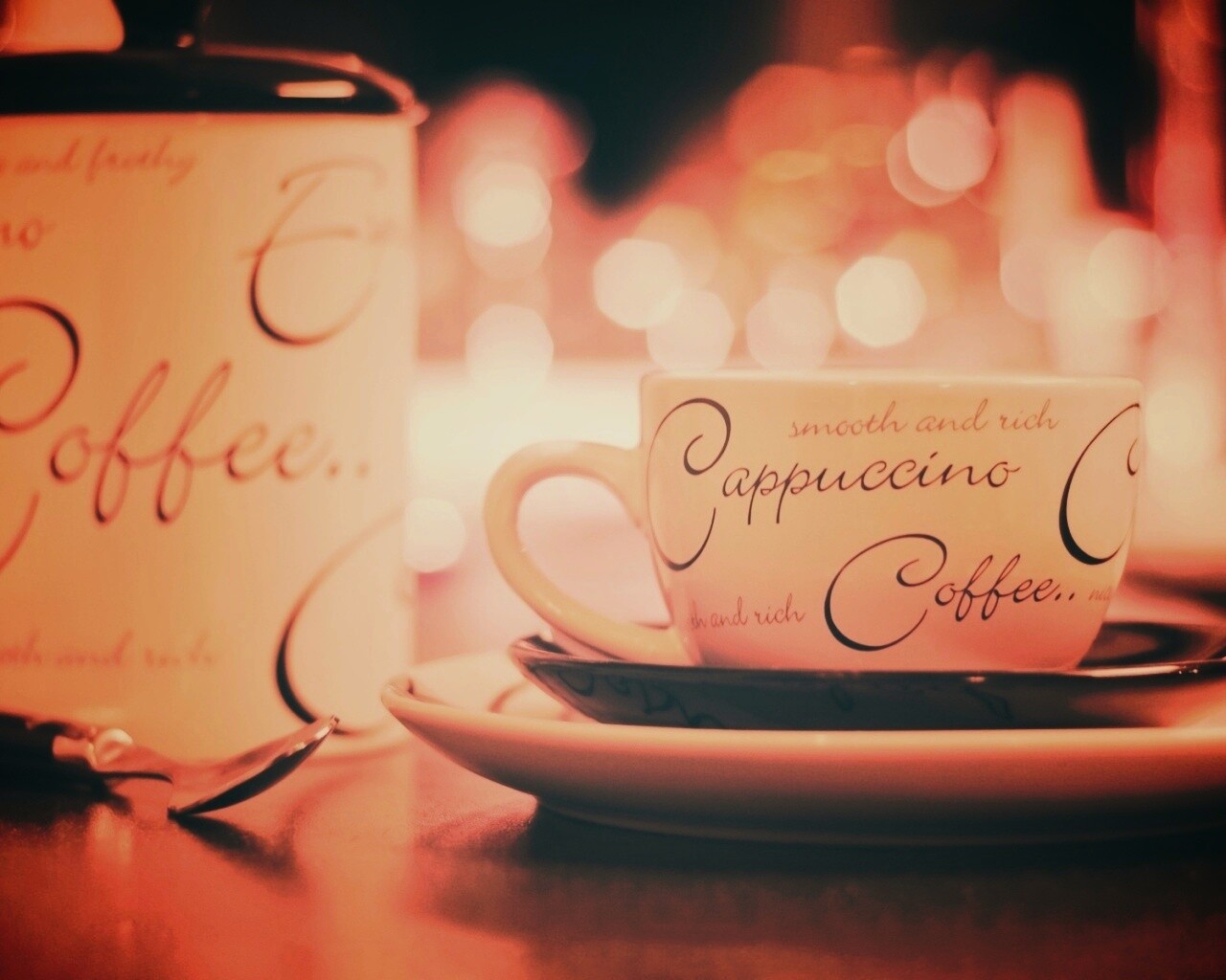 Чашечка капучино обои