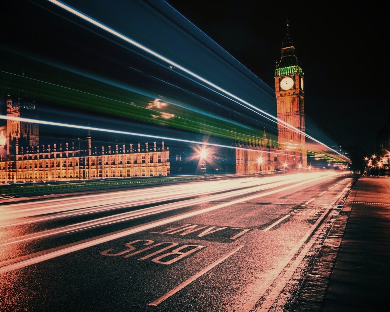 Ночной лондон обои