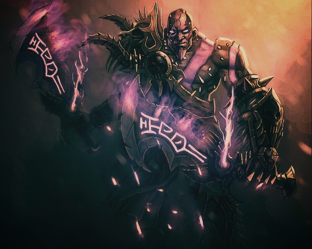 Андед с топорами обои