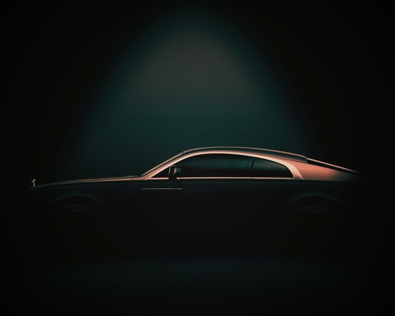 Силуэт Rolls Roys обои