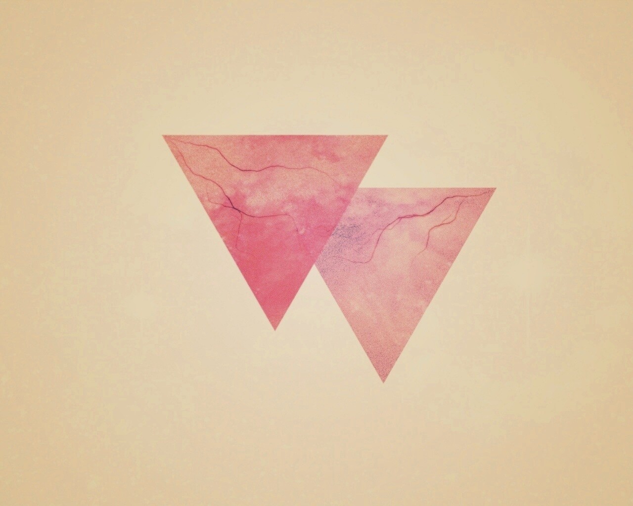 Минималистичные треугольники обои