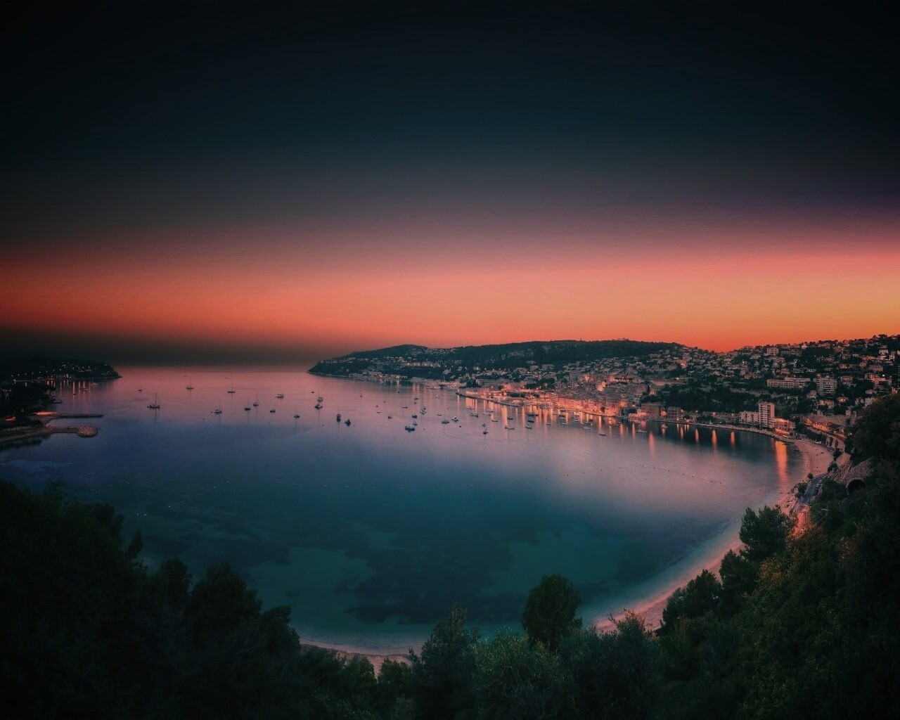 Ночь в Монако обои