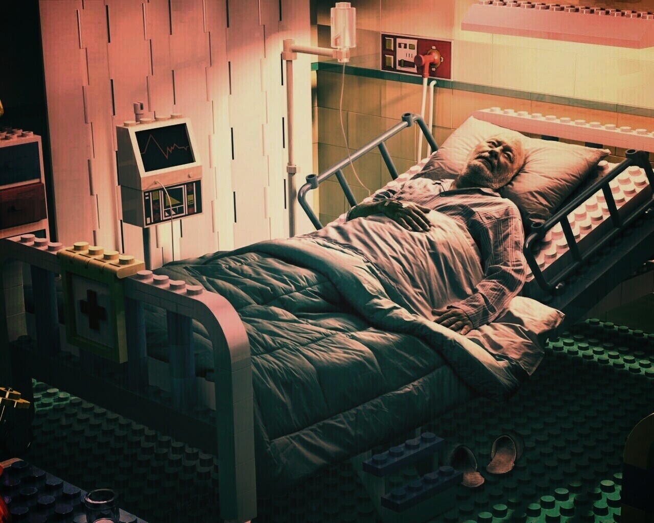 Лего больница обои