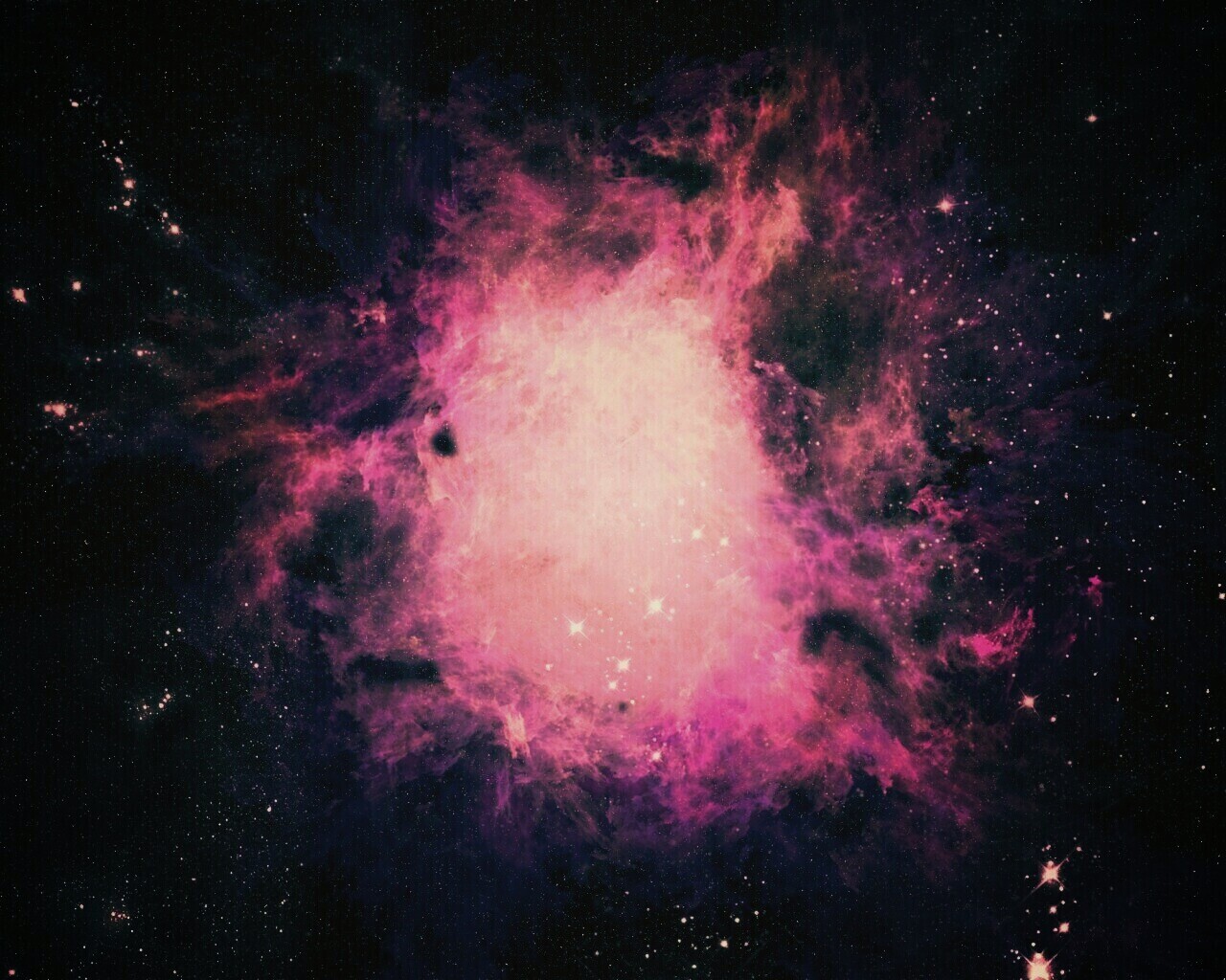 Фиолетовая туманность обои