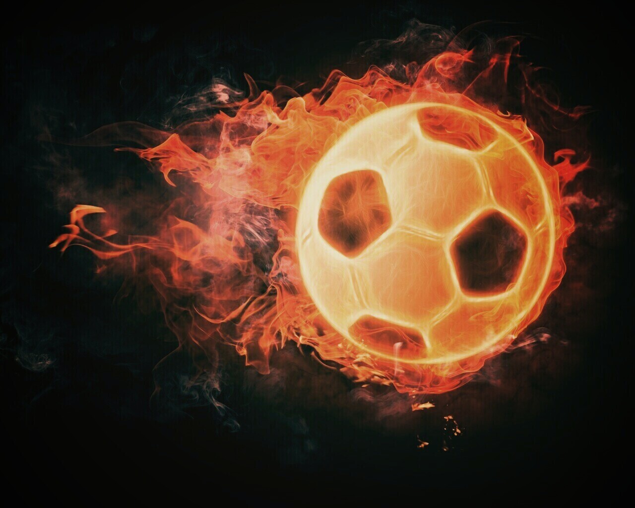 Огненный мяч обои