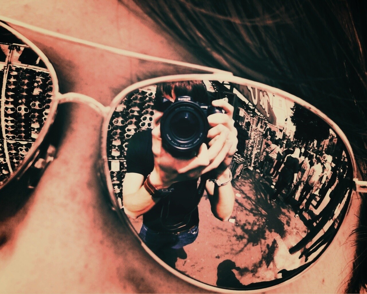 В очках обои