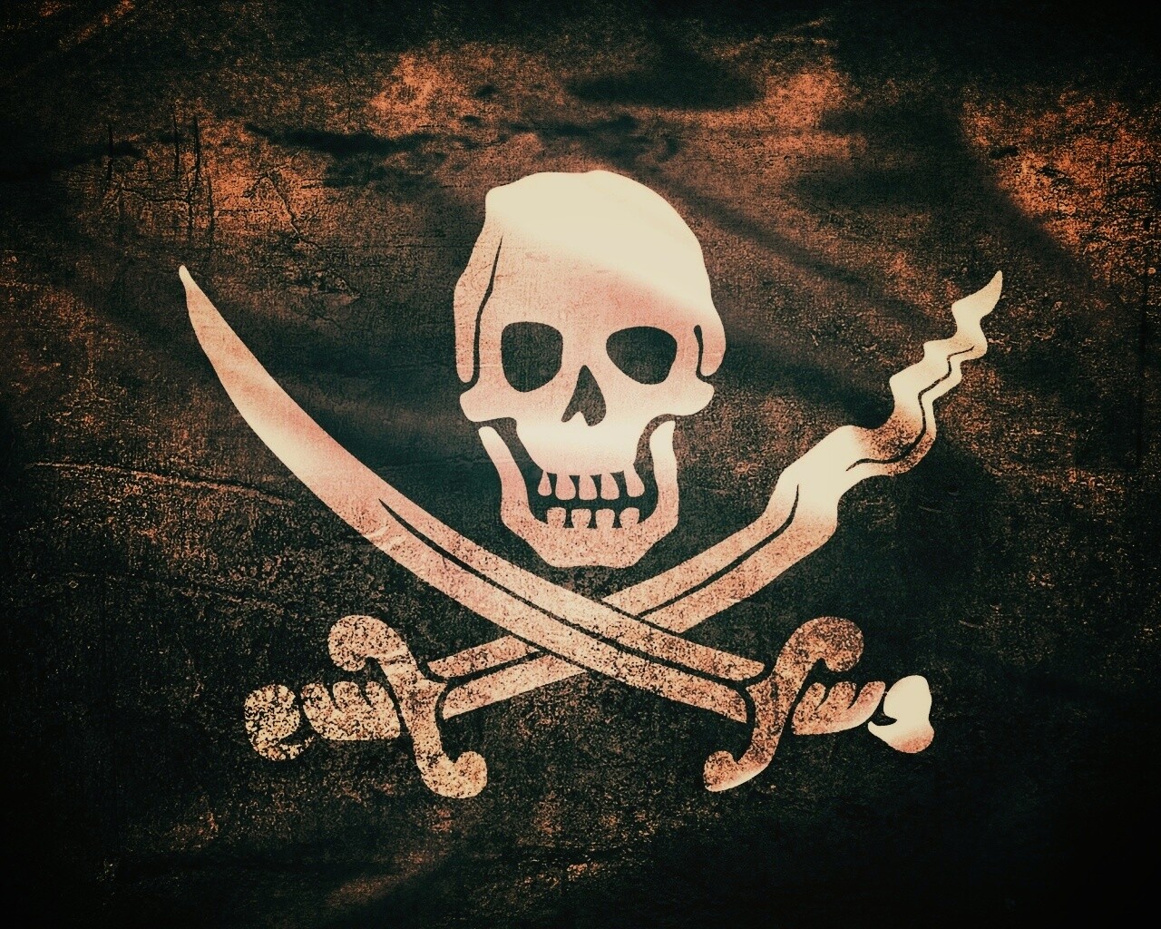 Пиратский флаг обои