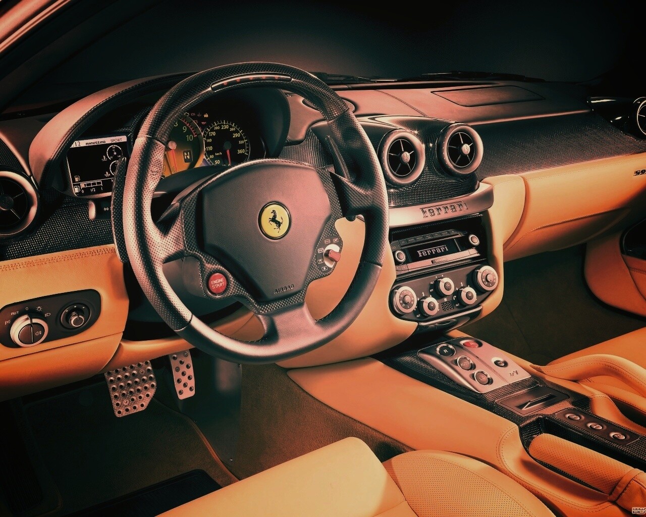 Салон феррари обои