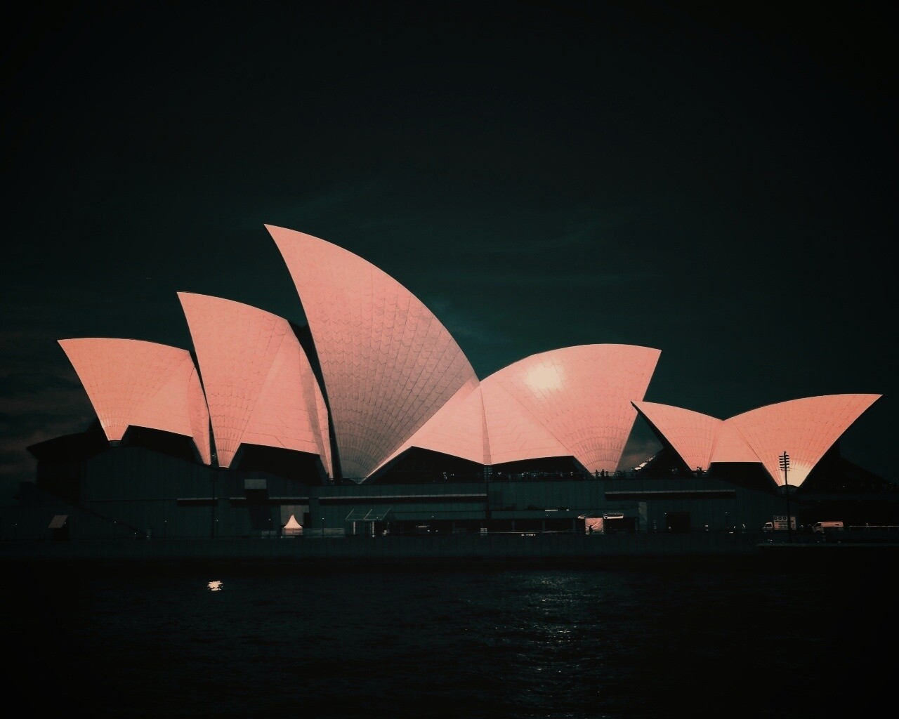 Здание оперного театра в Сиднее обои