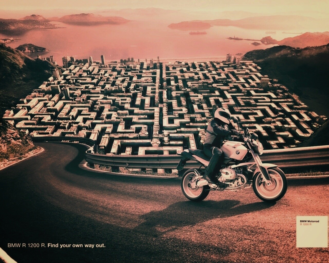 BMW R 1200 R. Найди свой путь наружу. обои