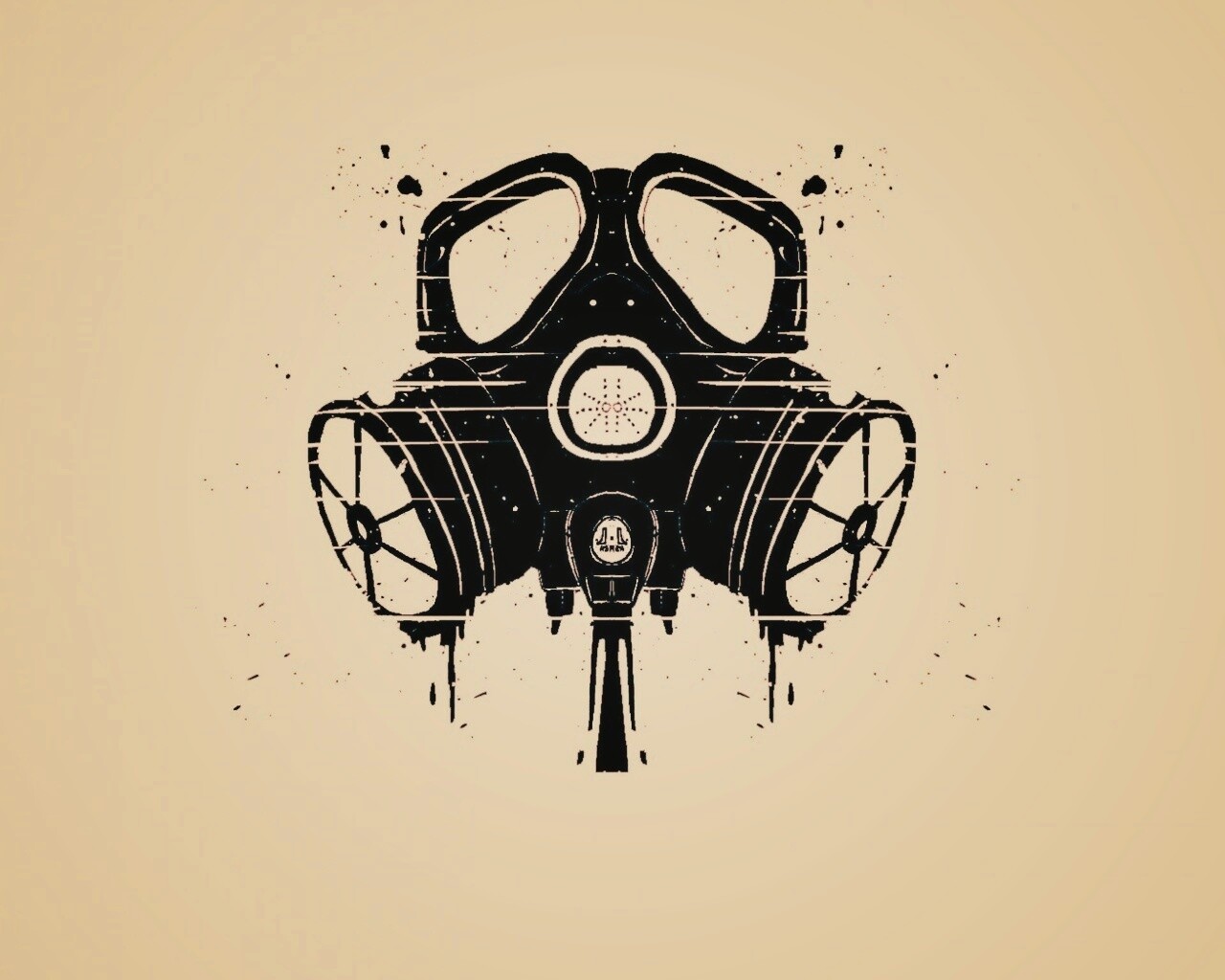 Противогаз обои