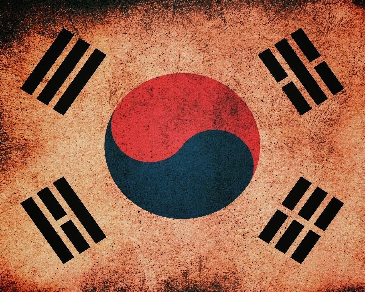 Флаг Кореи обои