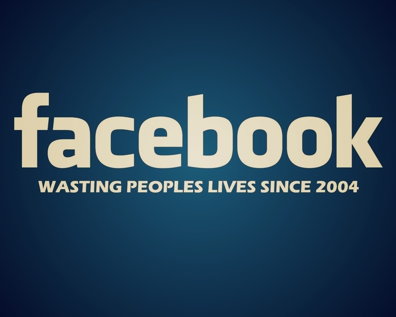 Facebook - жизнь на свалку обои