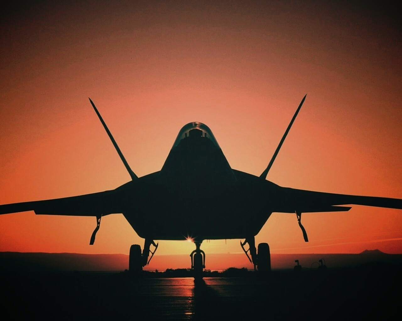 Истребитель F22 обои