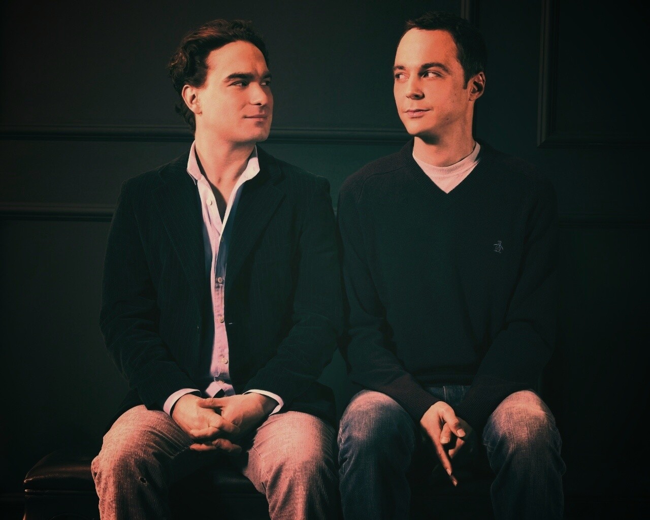 Шелдон Купер и Леонард Хофстедер обои