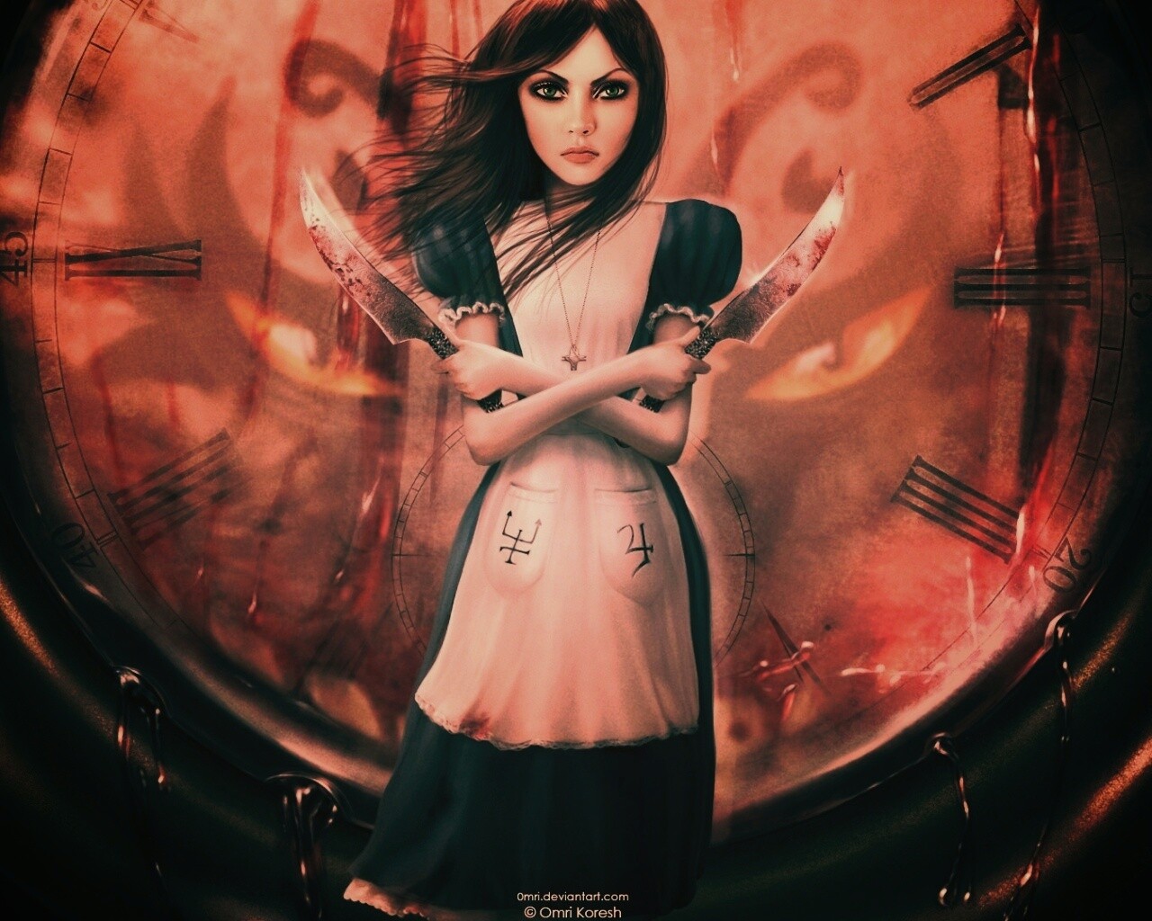 Алиса гроза страны чудес обои