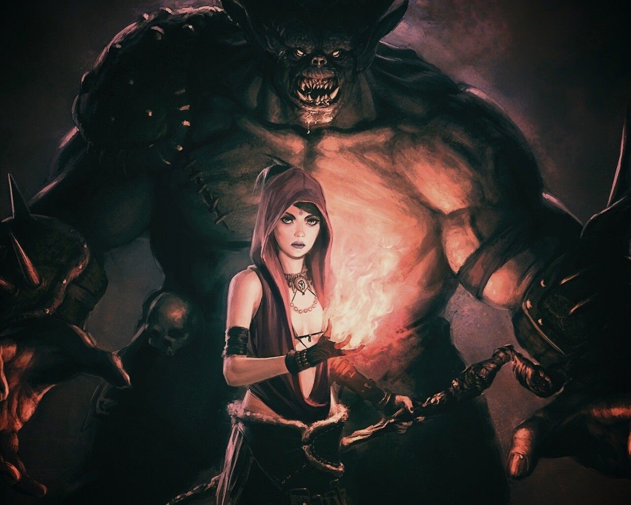 Морриган и порождение зла обои