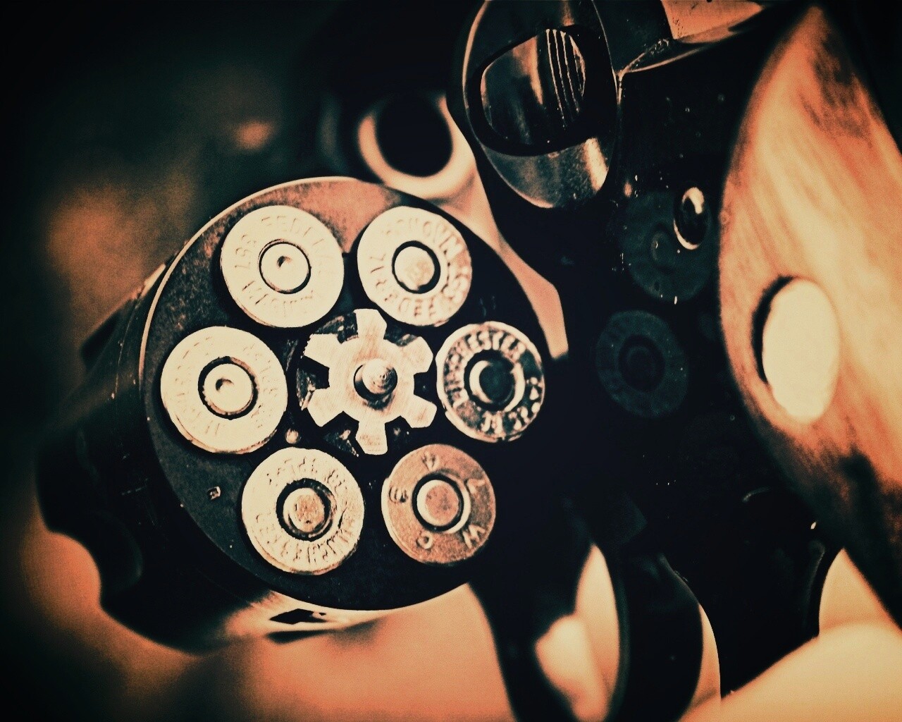 Барабан револьвера обои