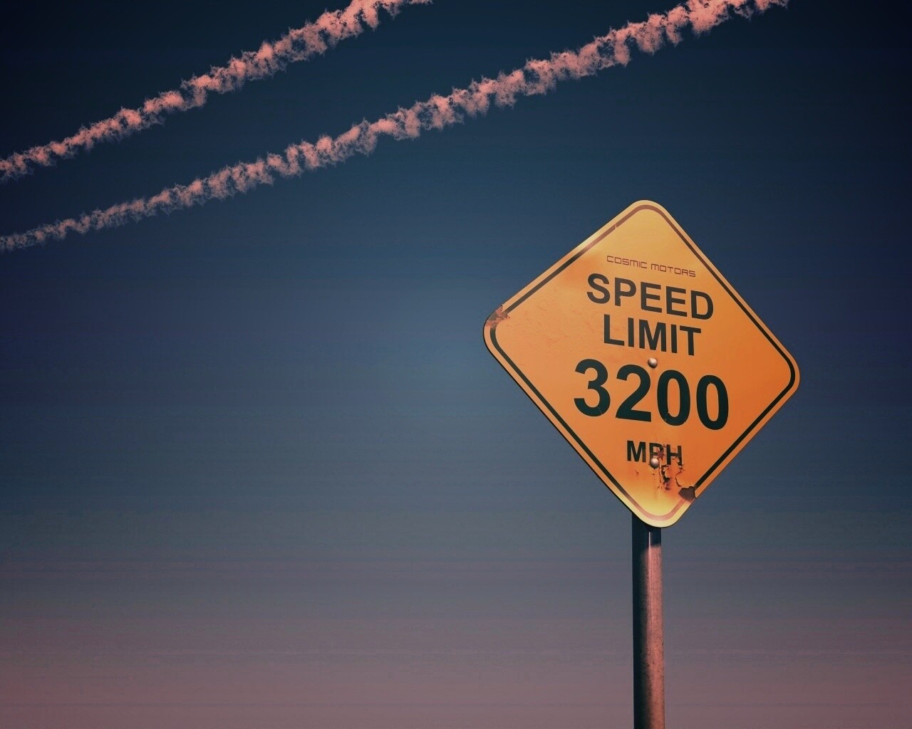 Знак ограничения скорости обои
