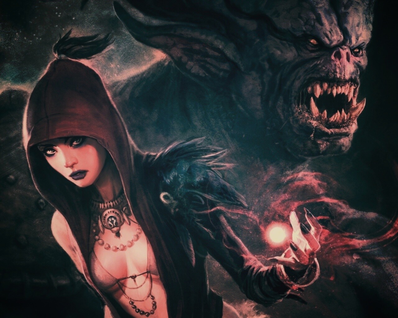 Морриган и порождение тьмы обои